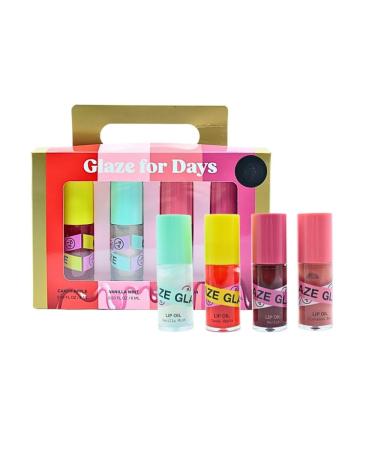 iNNBEAUTY PROJECT Glaze For Days 4-Piece Lip Oil Set