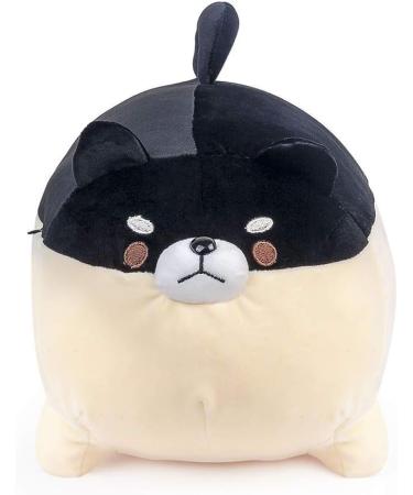Auspicious Beginning Shiba Inu Plush Pillow Toy - 15.7 inch Black | Kawaii Stuffed Animal Cushion Doll for Birthday Gift - Buy Online on GoSupps.com