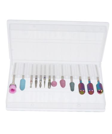 FRCOLOR 1 Nail Drill Set Nail Polishing Bits Ceramic Nail Bits Acrylic Nail Drill Bits Manicure File Bit Nail Cleaner Tool Nail Tool Manicure Drill Bit Colorful Appendix Ceramics To Rotate