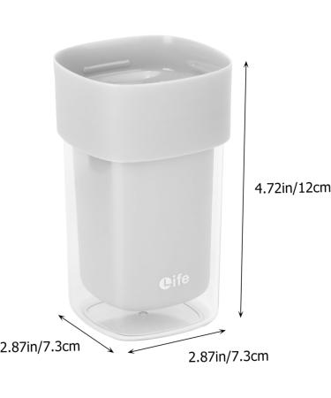 Zerodeko Unbreakable Travel Toothbrush Mug Grey Toothbrush Cup & Organizer for Travel - 1 Count - Buy Online on GoSupps.com
