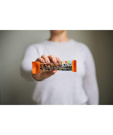  BE-KIND BE KIND Pack of 12 Peanut Butter Dark Chocolate Bars (12 bars of 40g) - Buy Online on GoSupps.com