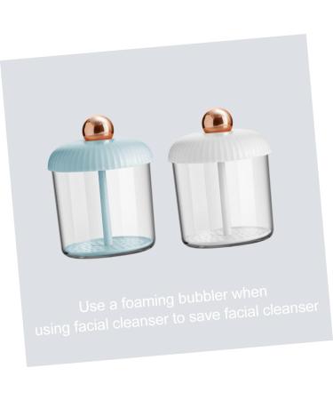 Angoily Sparkling Bottle Clear Gel Simple Foaming Cup Foam Pump Bottle Bubble Foam Maker Soap Bath Foaming Tool Face Wash Face Cleanser Facial Cleaning Supply The Face Foaming Agent Abs - Buy Online on GoSupps.com