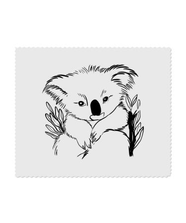 2 x Microfiber Glasses Cleaning Cloths "Cute Koala" (LC00023782)