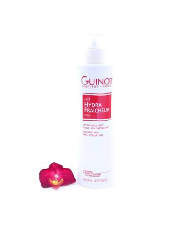 Guinot Lait Hydra Fraicheur - Refreshing Cleansing Milk 500ml With Pump (Salon Size)