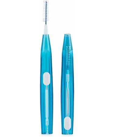 10 Set Push-Pull Interdental Brushes - Dental Floss Toothpick Oral Care (Blue) | International Shipping Available - Buy Online on GoSupps.com