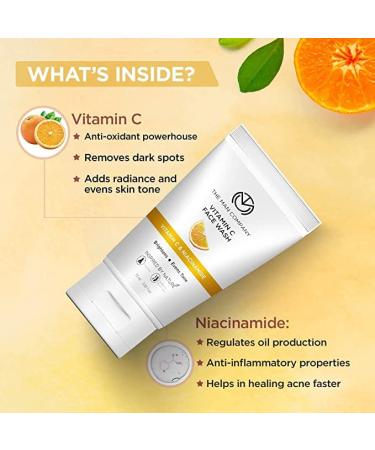 Ultimate Face Wash Duo - Charcoal & Vitamin C | 75ml | Oil-Free Blackhead Removal Instant Glow for All Skin Types | The Man Company - Buy Online on GoSupps.com