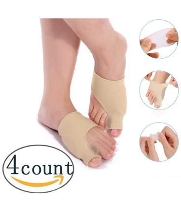 CLLOOM Bunion Pads & Gel Corrector Brace Socks - 2 Pairs for Big Toe Pain Relief - Buy Online on GoSupps.com
