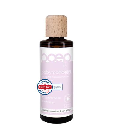 Boep almond oil |Baby oil for baby skin care |Natural cosmetics baby massage oil |Vegan & Made in the Allg u |Lovingly developed by a doctor (125ml) 125 ml (1 Pack) - Buy Online on GoSupps.com