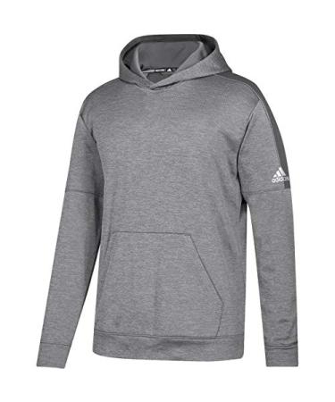 adidas Youth Team Issue Pullover Hoodie - Kid's Multi-Sport Medium Grey Melange