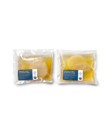 Organic SCOBY 2-Pack | Kombucha Starter Kit with Live Culture for Brewing Kombucha Tea - Urban Kitchen 1 Pound (Pack of 2)