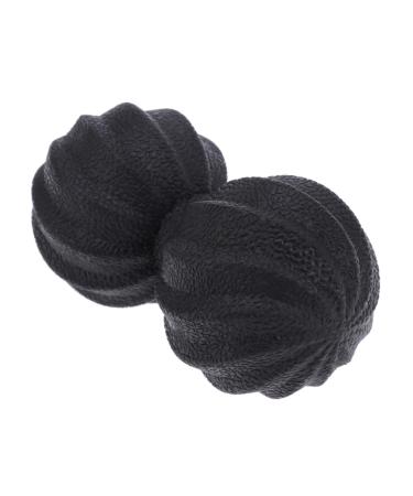 GLEAVI Peanut Massage Ball Peanuts Peanut Shoulder Roll Peanut Yoga Roll Deep Peanut Balls Medium Black