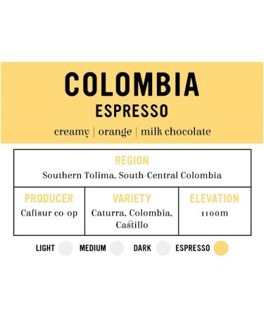 1.21 COLOMBIAN ESPRESSO WHOLE BEANS 2LB - Buy Online on GoSupps.com