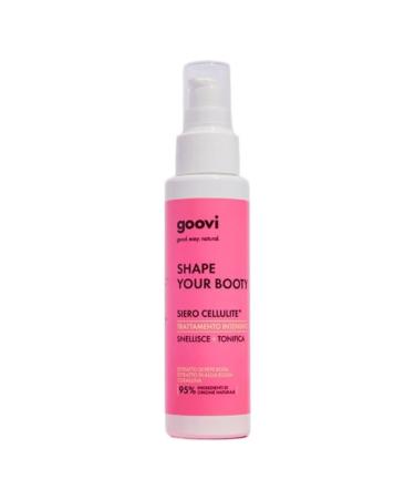 Goovi Goovi Shape Your Booty Slimming and Toning Serum with Pink Pepper Extract and Red Coral Algae Reduces Fat Deposits and Stimulates Collagen Synthesis 100 ml