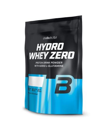 Biotechusa hydro whey zero - gluten -free sugar -free fat -free |80% protein content |quickly absorbable |Molken protein complex 454 g vanilla vanilla 454 g (1 Pack)
