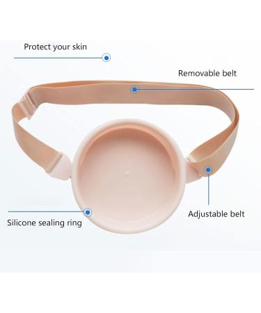 Stoma Guard Safety Shield - Adjustable Waterproof Silicone Bathing Cover & Belt | 12 cm Diameter for Safe Bathing - Buy Online on GoSupps.com