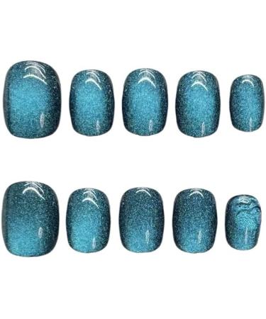 10Pcs Cat Eye Handmade Press On Nails with Gradient Design False Nails Full Cover Ballerina Wearable Artificial Nail Tips (Color : 12 Size : Xs) - Buy Online on GoSupps.com