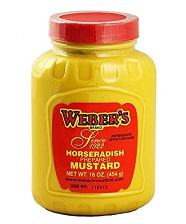 Buffalo's Own Weber's Brand Original Horseradish Mustard 16oz - Pack of 6 1 Pound (Pack of 6) - Buy Online on GoSupps.com