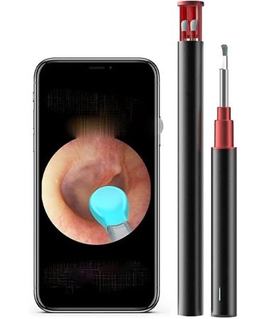 Datianu Ear Wax Removal Tool Wireless Otoscope Pen with LED Light 3.5mm Endoscope Ear Cleaner Wax Removal Tool for Adults Kids Pets Smart Earwax Cleaning Kit Earwax Remover