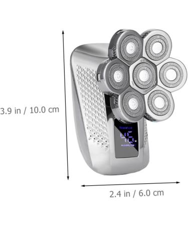 FOMIYES Waterproof Electric Shaver & Beard Trimmer Set - 7 Head Personal Care with Digital Display | International Shipping Available - Buy Online on GoSupps.com