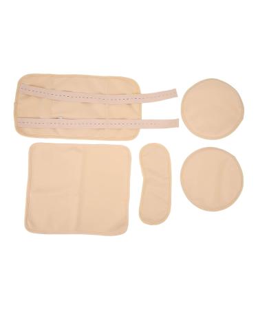 Castor Oil Pack Set - Skin-Friendly Waterproof Body Wrap (Khaki) for Pain Relief & Wellness | International Shipping - Buy Online on GoSupps.com