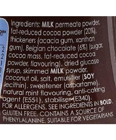 Options Belgian Hot Chocolate Mint 220g - 2 Pack | Chocolate Mint Flavoured Instant Hot Drink. - Buy Online on GoSupps.com