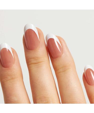 Doonails Soft Gel Press-On Nails Set | 30 Classic French Full Cover Rounded Nails | Salon Quality Medium Natural Fit - Buy Online on GoSupps.com