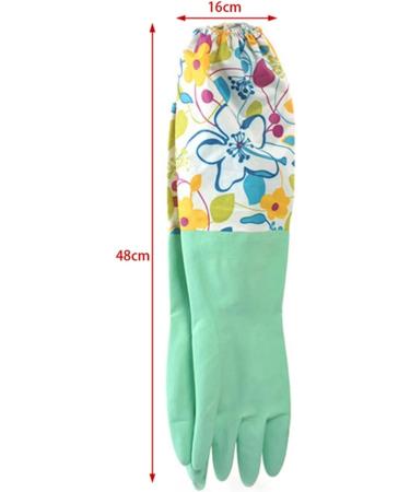SEPTAM Cleaning Gloves Colored Latex Lengthened Household Gloves For Washing Dishes And Clothes Durable And Special For Cleaning - Buy Online on GoSupps.com