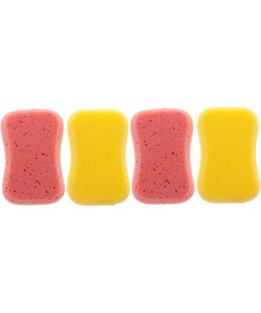 NOLITOY 16 Pcs Kids Bath Scrubber Set - Soft Shower Sponge & Loofahs for Baby Care | Cute Face Cleaning Tools & Accessories - Buy Online on GoSupps.com