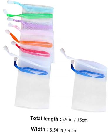 PLAFOPE 10pcs Soap Foaming Net Bar Soap Saver Pouch Soap Pouch Soap for Soap Bars Foam Net 15X9cm As Shown - Buy Online on GoSupps.com
