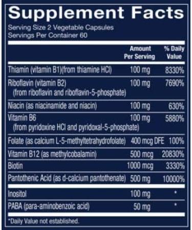Vthrive Bioactive B-Complex - 120 Capsules for Energy Production - Buy Online on GoSupps.com