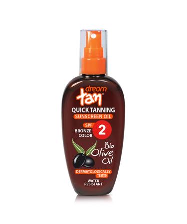 Pharmaid Dream Tan Sunscreen Olive Oil Quick Tanning SPF 2 100 ml