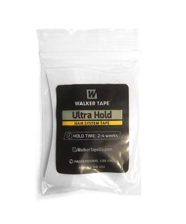 Ultra Hold | Walker Double Sided Blue Hair Tape Sticker Strip Adhesive Holder Waterproof for Human Hair Men & Women Toupee Tape Lace Wig Hair System Replacement Extension | Contour C(36pcs x 1 Bag) - Buy Online on GoSupps.com