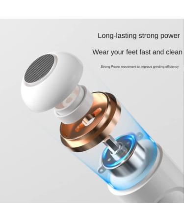 Qyrugcxs Electric Pedicure Tools Foot Care File Leg Heels Remove Hard Cracked Callus Remover Feet Foot Files Clean Care - Buy Online on GoSupps.com