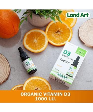Certified Organic Vitamin D3 Drops - 490 servings - 1000 IU per drop - Immune System Support - Non-GMO - Gluten-Free - Made in Canada 13.5 ml (Pack of 2) - Buy Online on GoSupps.com