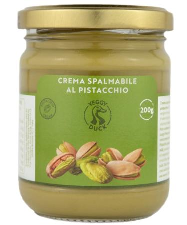 Veggy Duck - Sweet Pistachio Cream (200g) | Gourmet Italian Artisan Cuisine | With 45% Mediterranean Pistachios