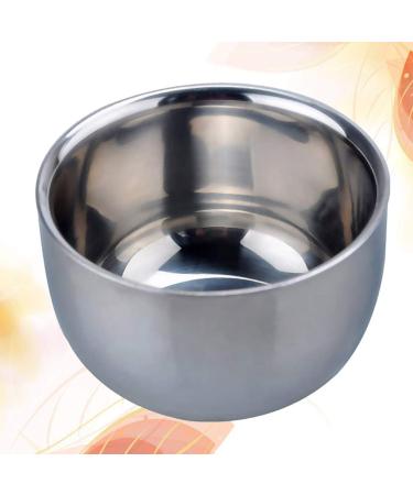 Premium Stainless Steel Razor Shell Shaving Soap Bowl - Men's Shaving Accessories & Soap Cup Container - Buy Online on GoSupps.com