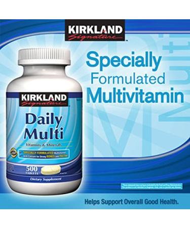 Kirkland Signature Daily Multi 500 Tablets