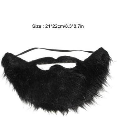 WREA Realistic Appearance Fake Beard for Halloween Cosplay and Theme Party Comfortable Fit Plush Fake Beards Mustaches - Buy Online on GoSupps.com