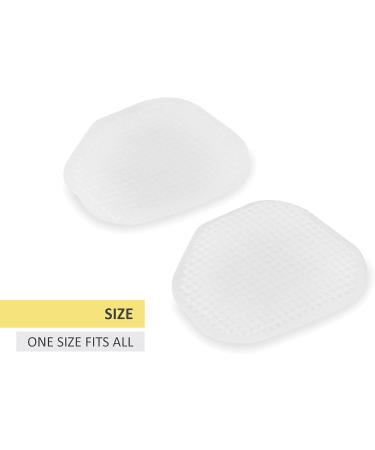 Tulis Bale Cushion - Non-Adhesive Thermoplastic Gel Shoe Inserts for Shock Absorption & Foot Pain Relief - Protect Against Blisters - 8x0.2x7 cm - Buy Online on GoSupps.com
