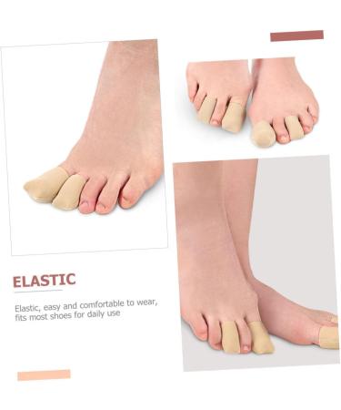 Silicone Toe Sleeves 2 Pairs - Pinky Toe Guards for Sneaker Toe Protection - Buy Online on GoSupps.com