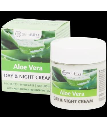 SkinBliss Natural Aloe Vera Face Cream: Day and Night AloeVera Cream Effective Hydration & Cell Renewal Cream 110 ml - Buy Online on GoSupps.com