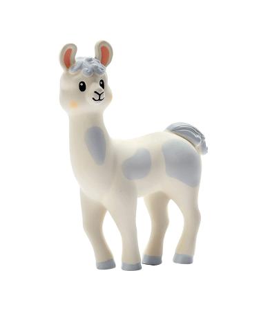 Lil' Llama Baby Teething Toy | 100% Natural Rubber | BPA-Free Squeaky Baby Toy for Boys and Girls | Soothes Sore Gums | Toddler & Baby Teether (Llama) - Buy Online on GoSupps.com
