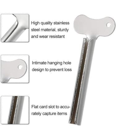 Stainless Steel Toothpaste Squeezer Tube Roller - 5 Pack Metal Presser for Hand Cream & More - Optimize Your Tubes! - Buy Online on GoSupps.com