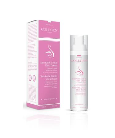 Collgen London Sensivelle Barrier Gentle Hand Cream 50ml Extremely gentle protective and soothing for sensitive skin