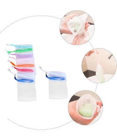 Baluue 30 Pcs Soap Foaming Net Shower Foaming Nets Mesh Bags Drawstring Soap Net Bag Bar Soap Mesh Bag - Buy Online on GoSupps.com