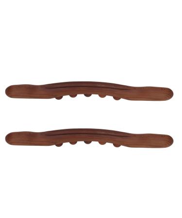 Weikeya Wooden Guasha Tool Wooden Guasha Stick 2 Pack Sturdy Wood for Waist