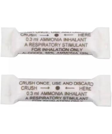 Ammonia inhalants 100 ampoules (Crushable) - Buy Online on GoSupps.com