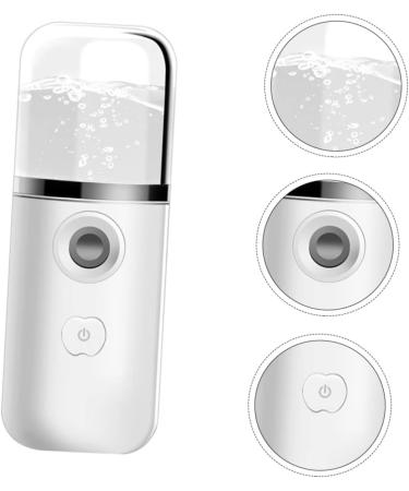 WOONEKY Hydrating Instrument Facial Mister Handy Mist Sprayer Nano Face Steamer Nano Mist Sprayer Abs White - Buy Online on GoSupps.com