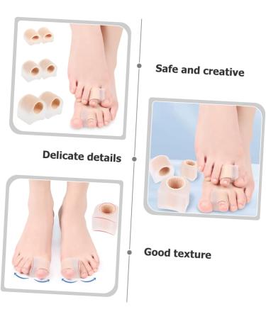 VANZACK Thumb Splint Separator 2 Pairs - Silicone Sleeves for Bunion Relief and Metatarsal Pads - Reusable and Breathable - 2.7x2.2cm - Buy Online on GoSupps.com