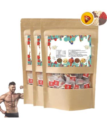 Goji Berry Cuscuta Health Tea Chinese Liver Care Tea Men s Essentials Five Flavors Goji Berry Tea Individual Tea Bags Support Kidney Health & Boost Energy (3pcs)